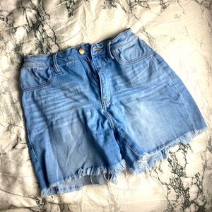 Distressed Jean Shorts